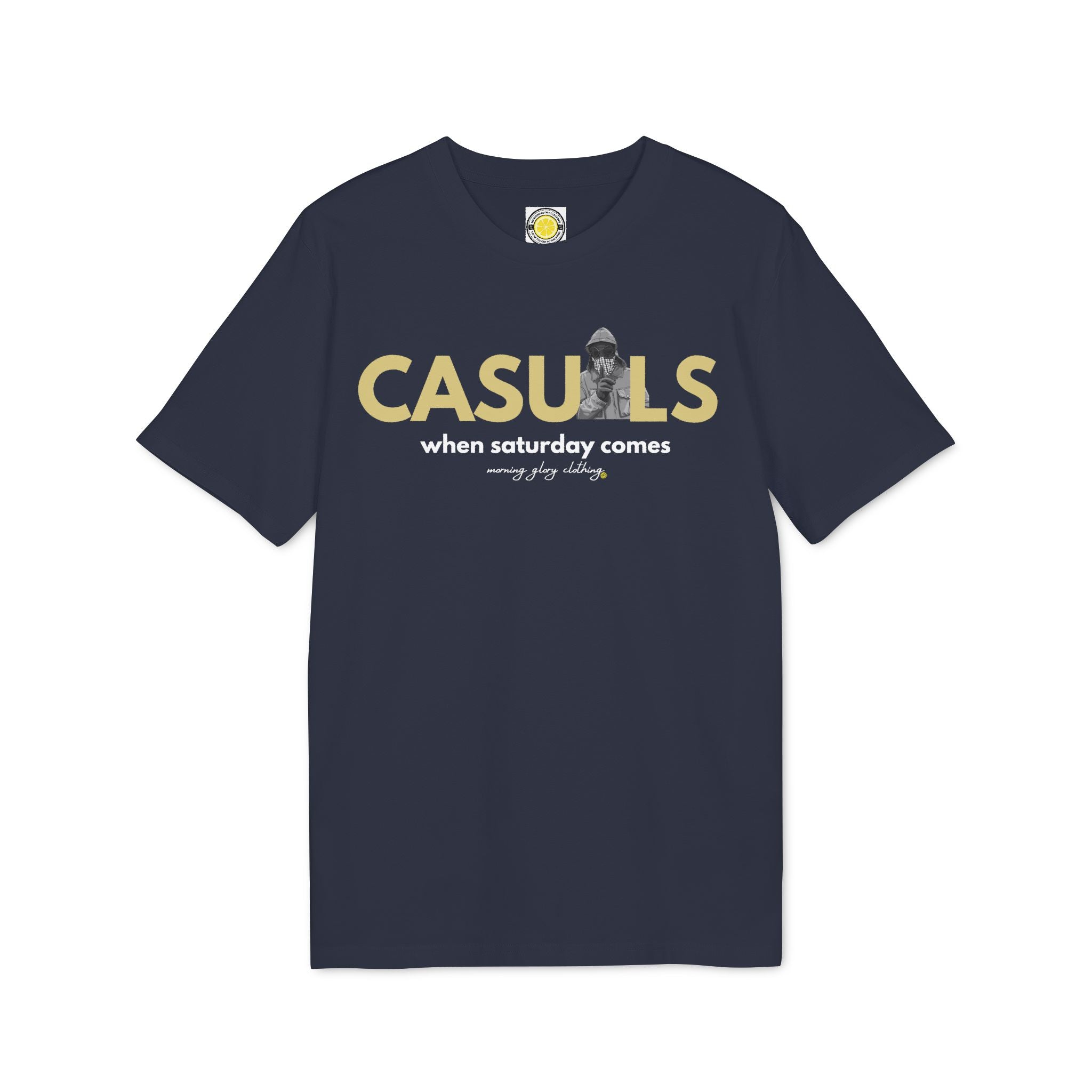 The Saturday Casual T-shirt (Navy, Black, Green, Light Blue, Red, Blue)