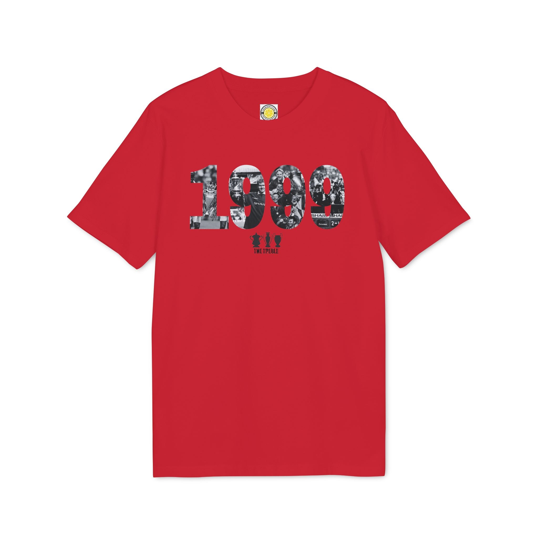 99 United T-Shirt (White, Red, Natural Raw)