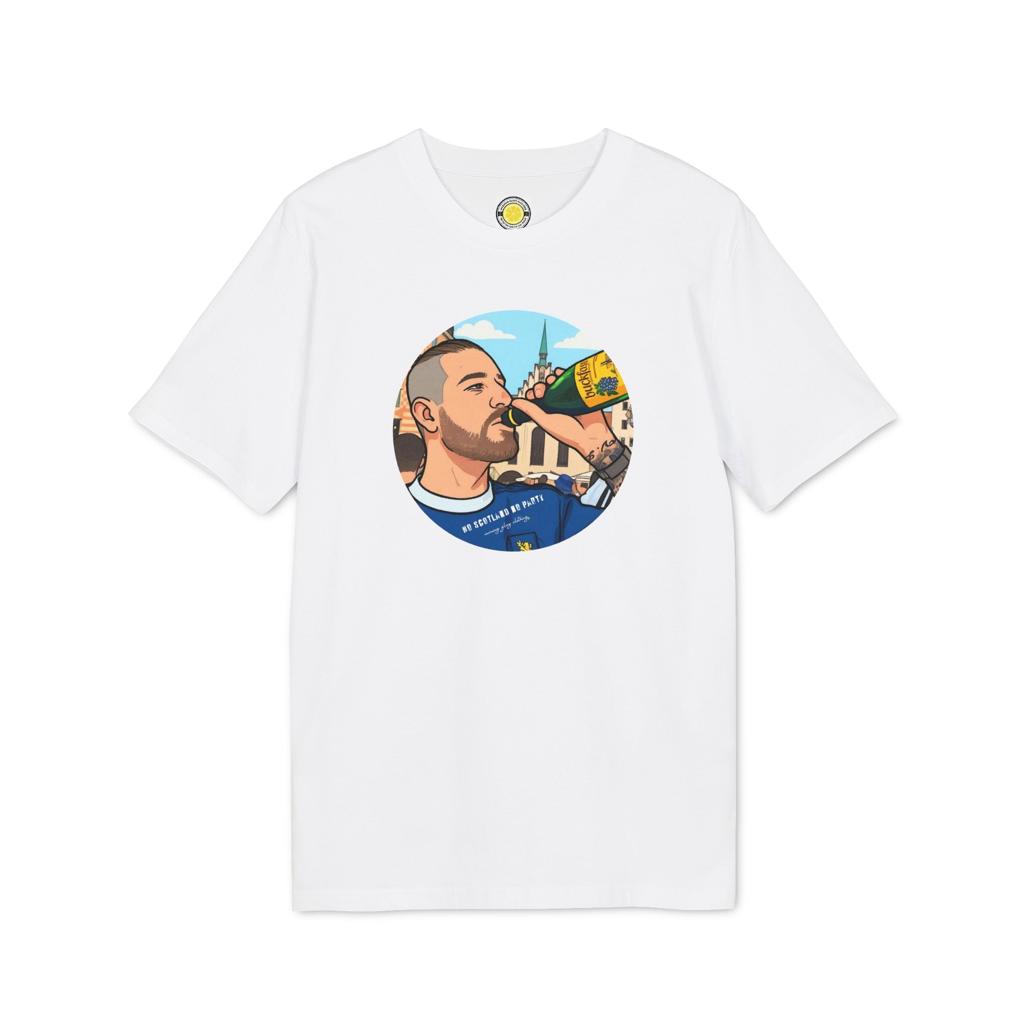 No Scotland No Party T-shirt (Navy, White, Grey)