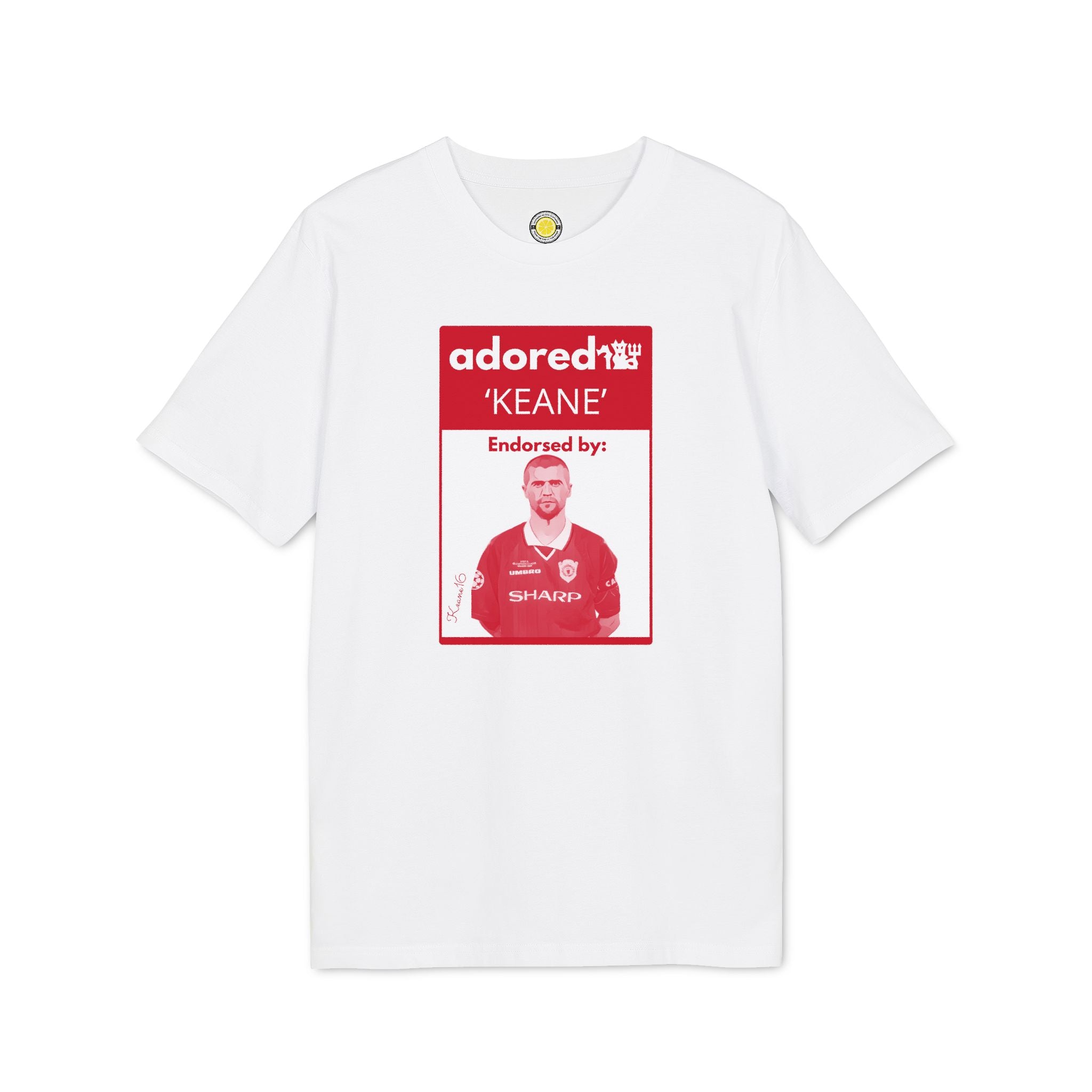 Adored Keane T-shirt (Grey, White, Red, Black)