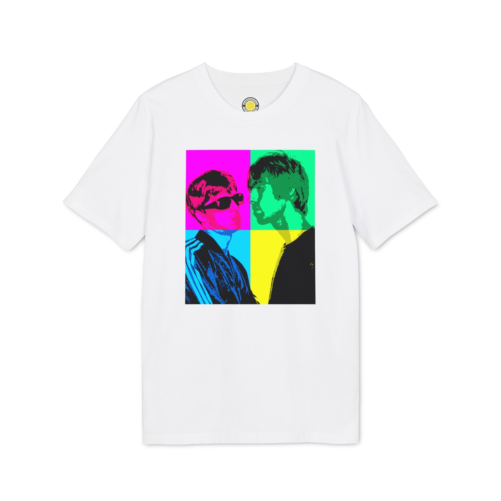 Brothers in Colours T-Shirt (White, Grey)