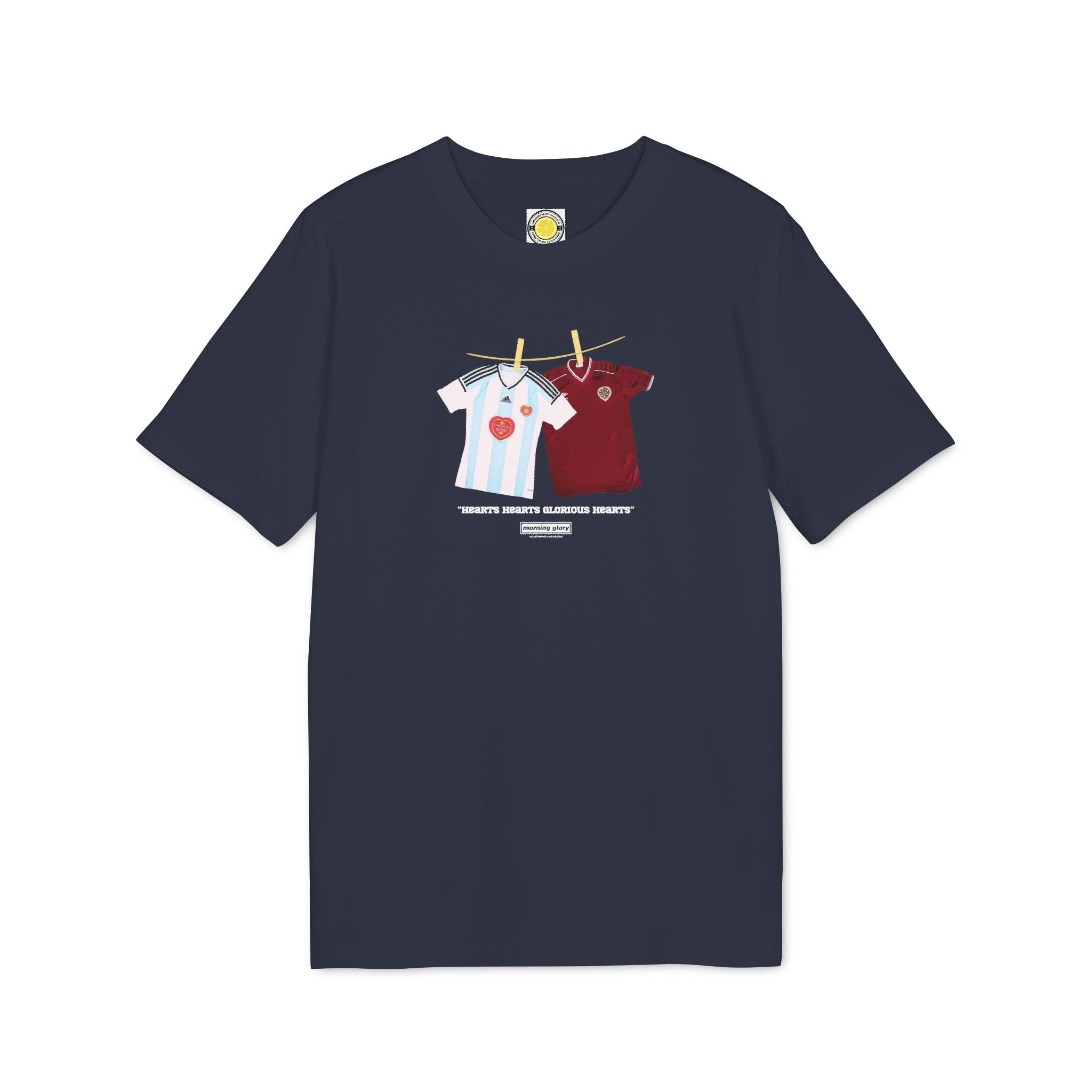 Retro Hearts Kits T-Shirt (Black, Navy, Light Blue, Maroon)