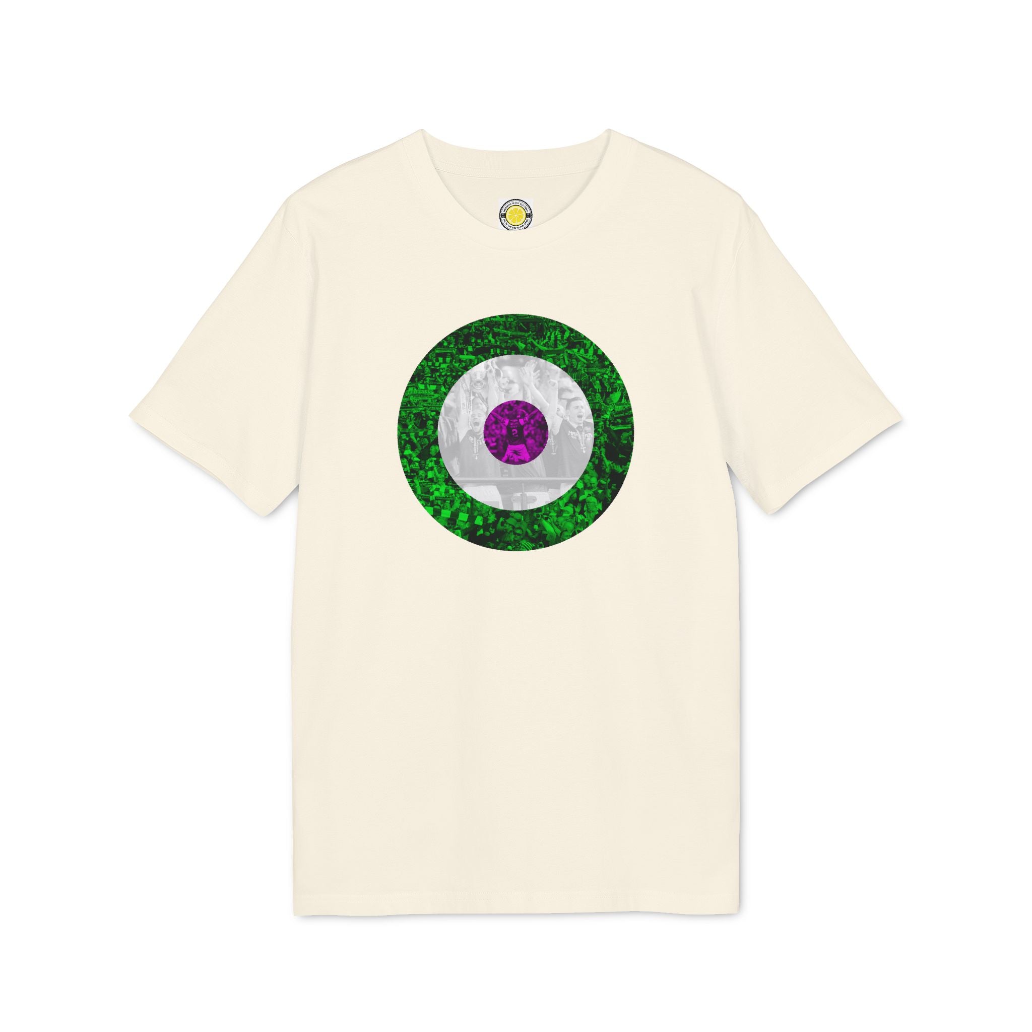 Hibs 2016 Target T-Shirt (White, Grey, Natural Raw, Green)