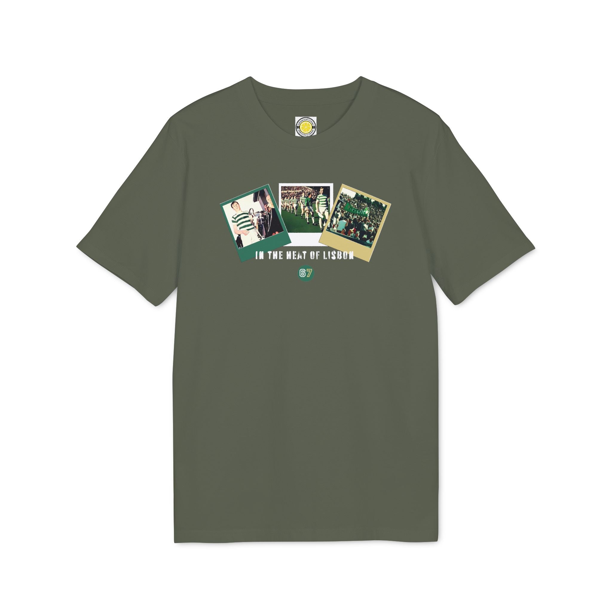 67 Heat Of Lisbon Celtic T-shirt (Black, Green, Khaki)