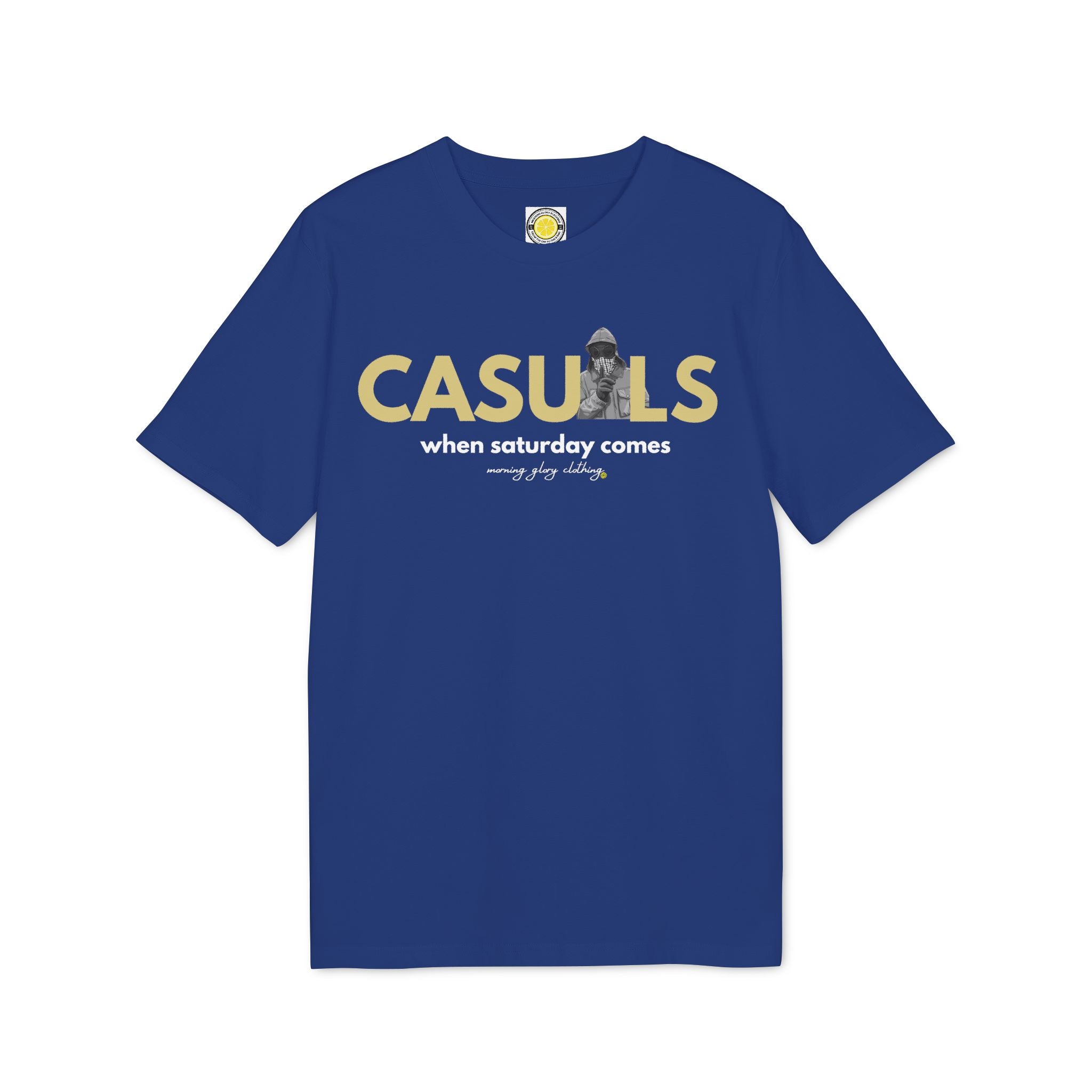 The Saturday Casual T-shirt (Navy, Black, Green, Light Blue, Red, Blue)