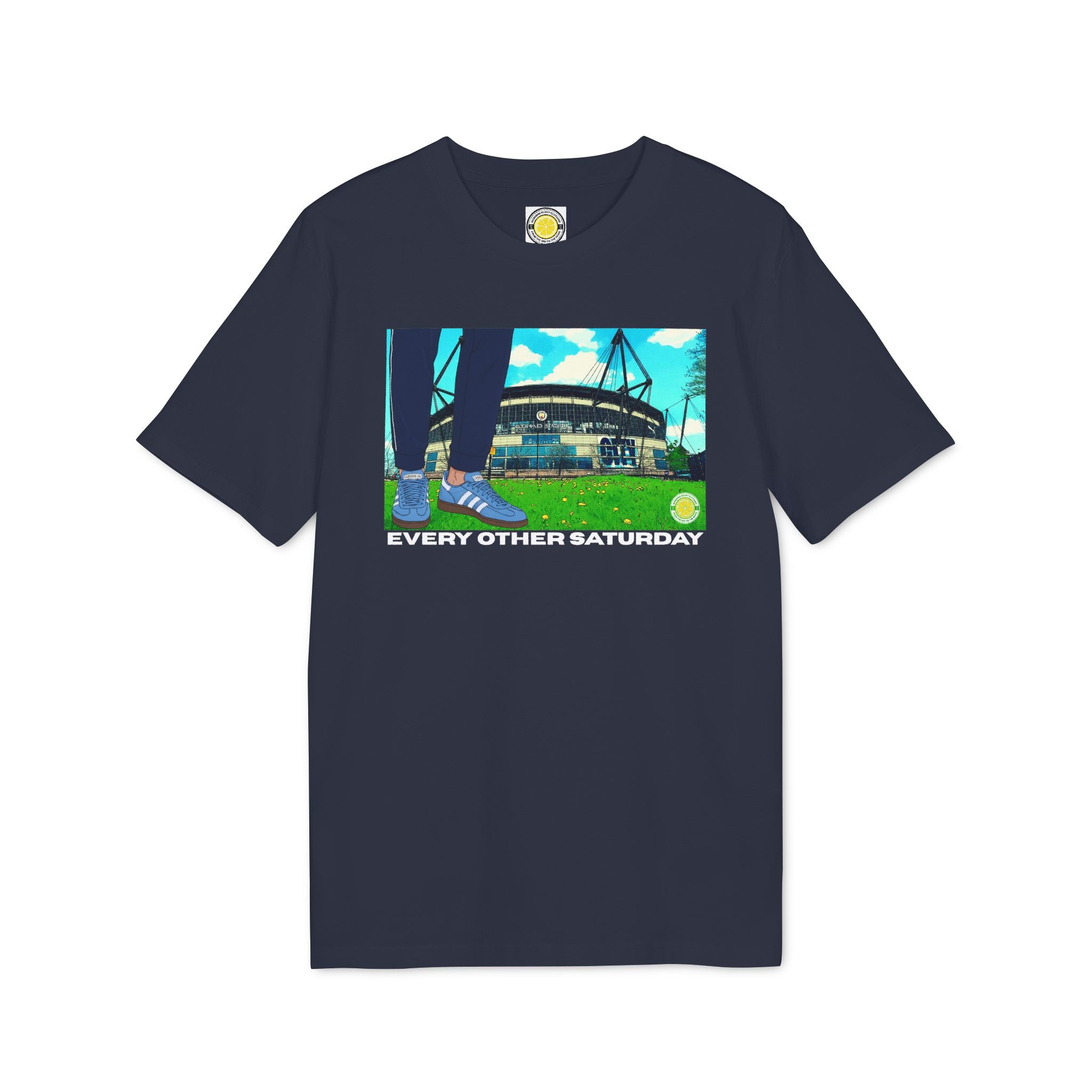 Man City Every Other Saturday T-shirt (Navy, Light Blue)