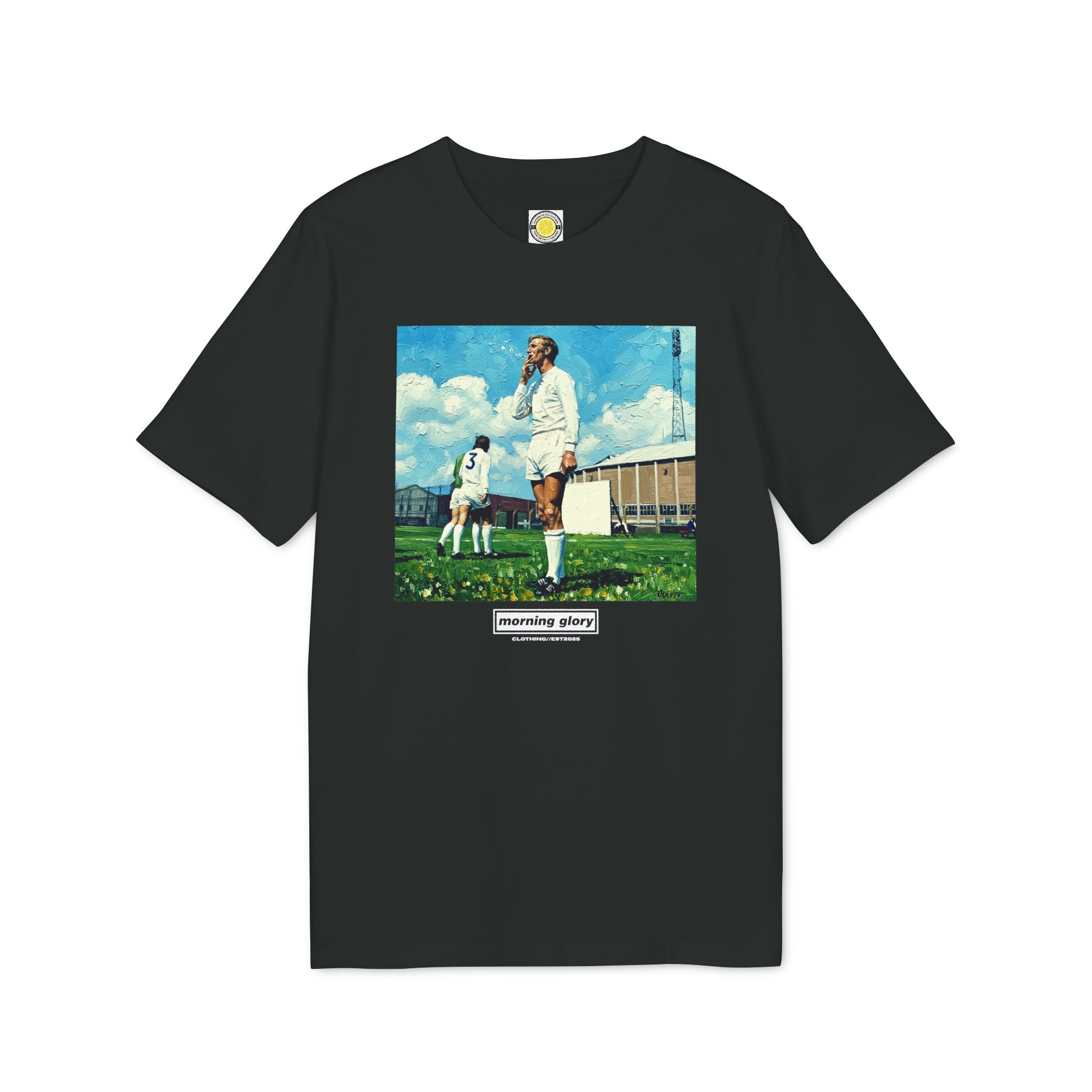 Charlton Oil Painting T-shirt (Black, Navy, Grey, Light Blue)