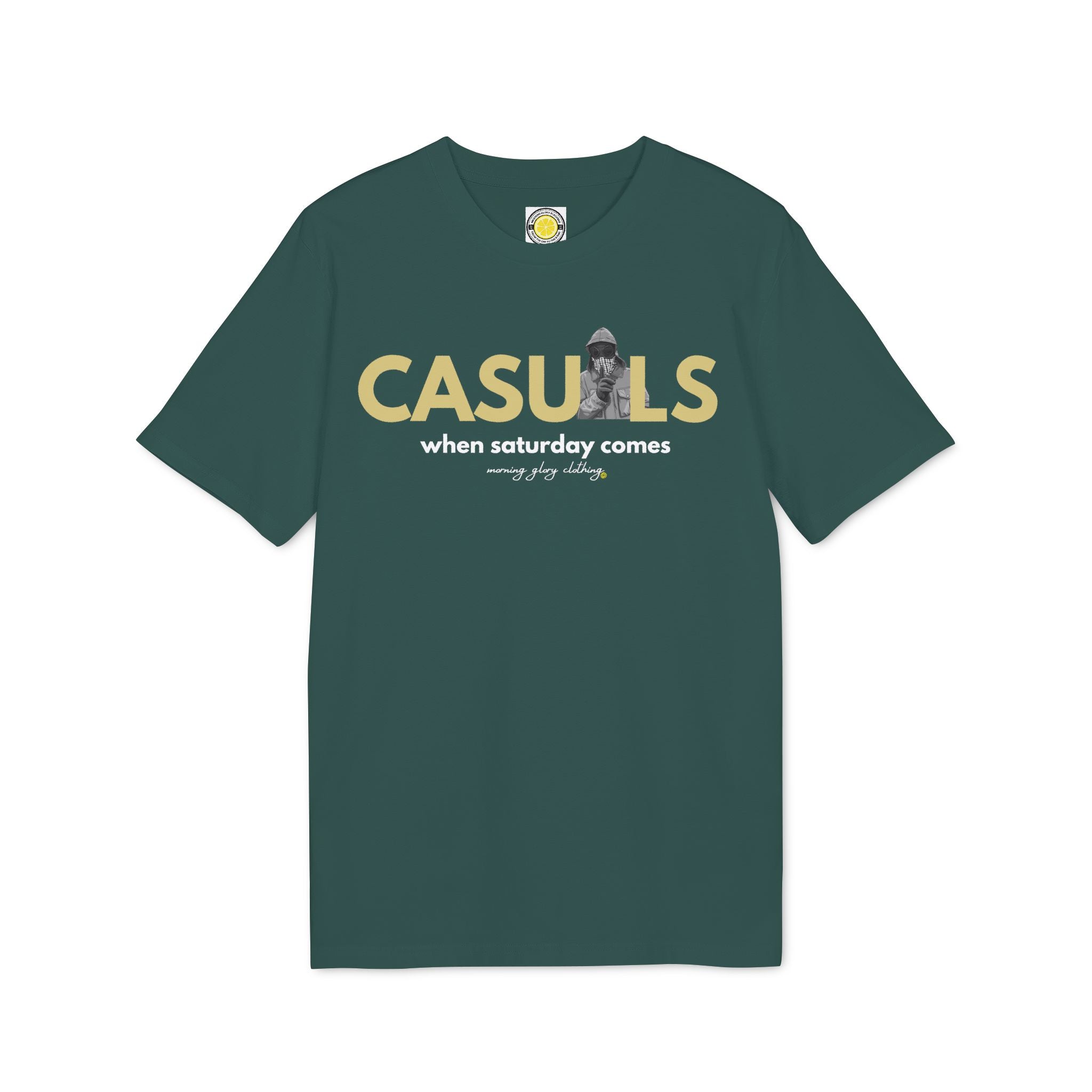 The Saturday Casual T-shirt (Navy, Black, Green, Light Blue, Red, Blue)