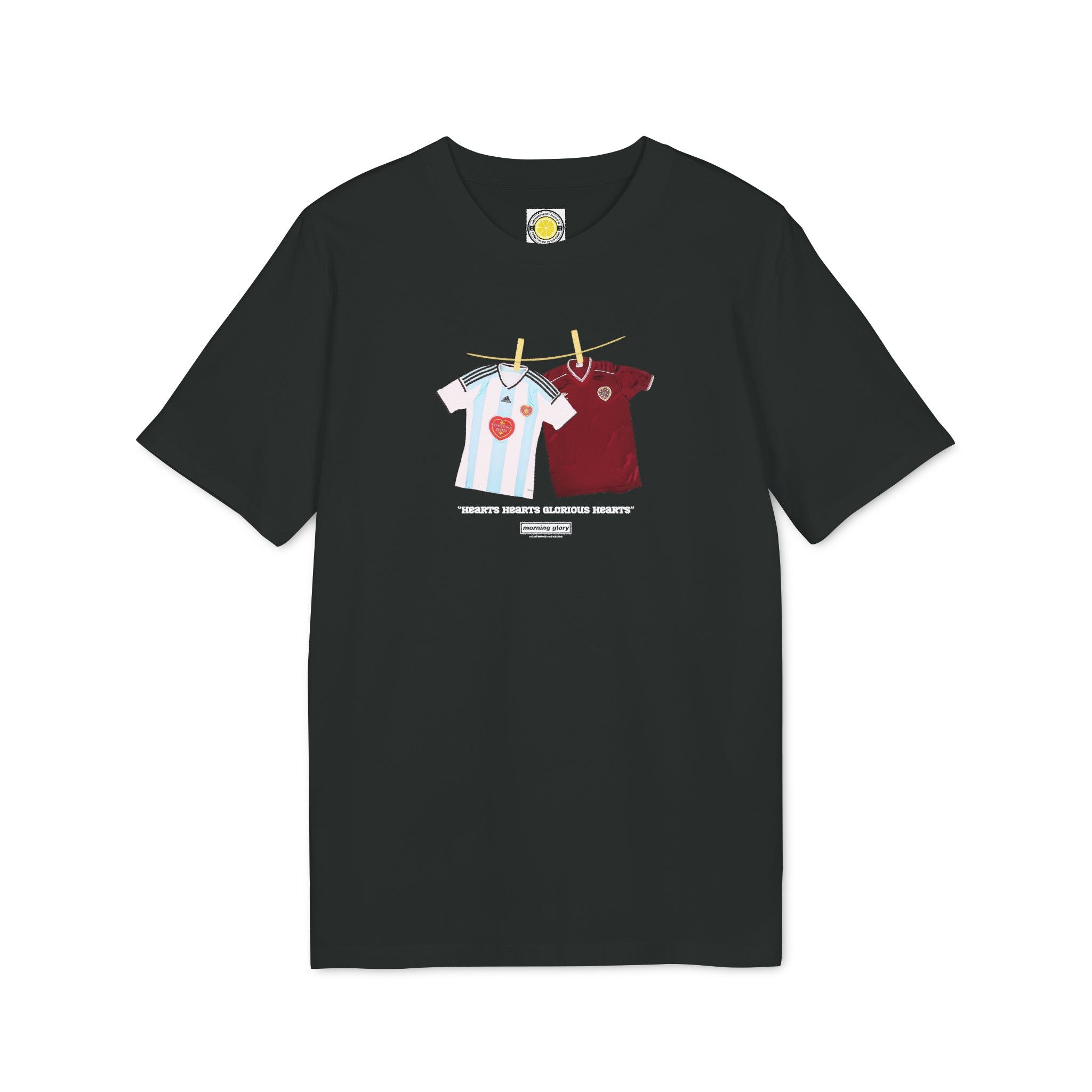 Retro Hearts Kits T-Shirt (Black, Navy, Light Blue, Maroon)