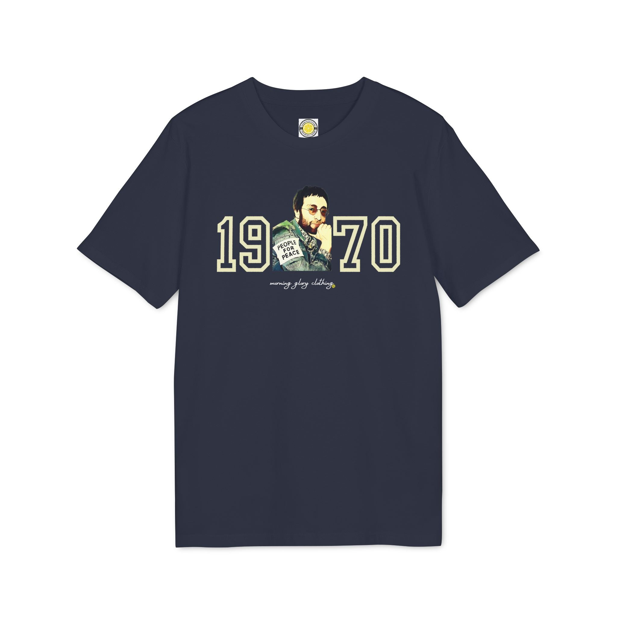 1970 John Lennon T-shirt (Black, Navy, Light Blue)