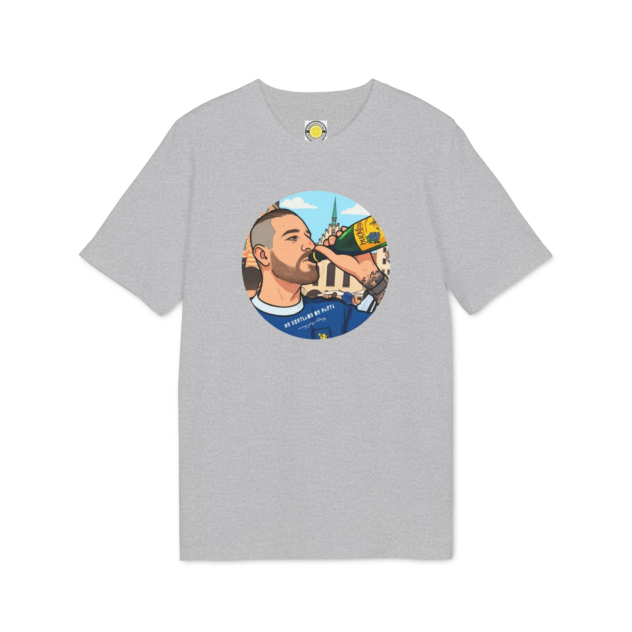 No Scotland No Party T-shirt (Navy, White, Grey)