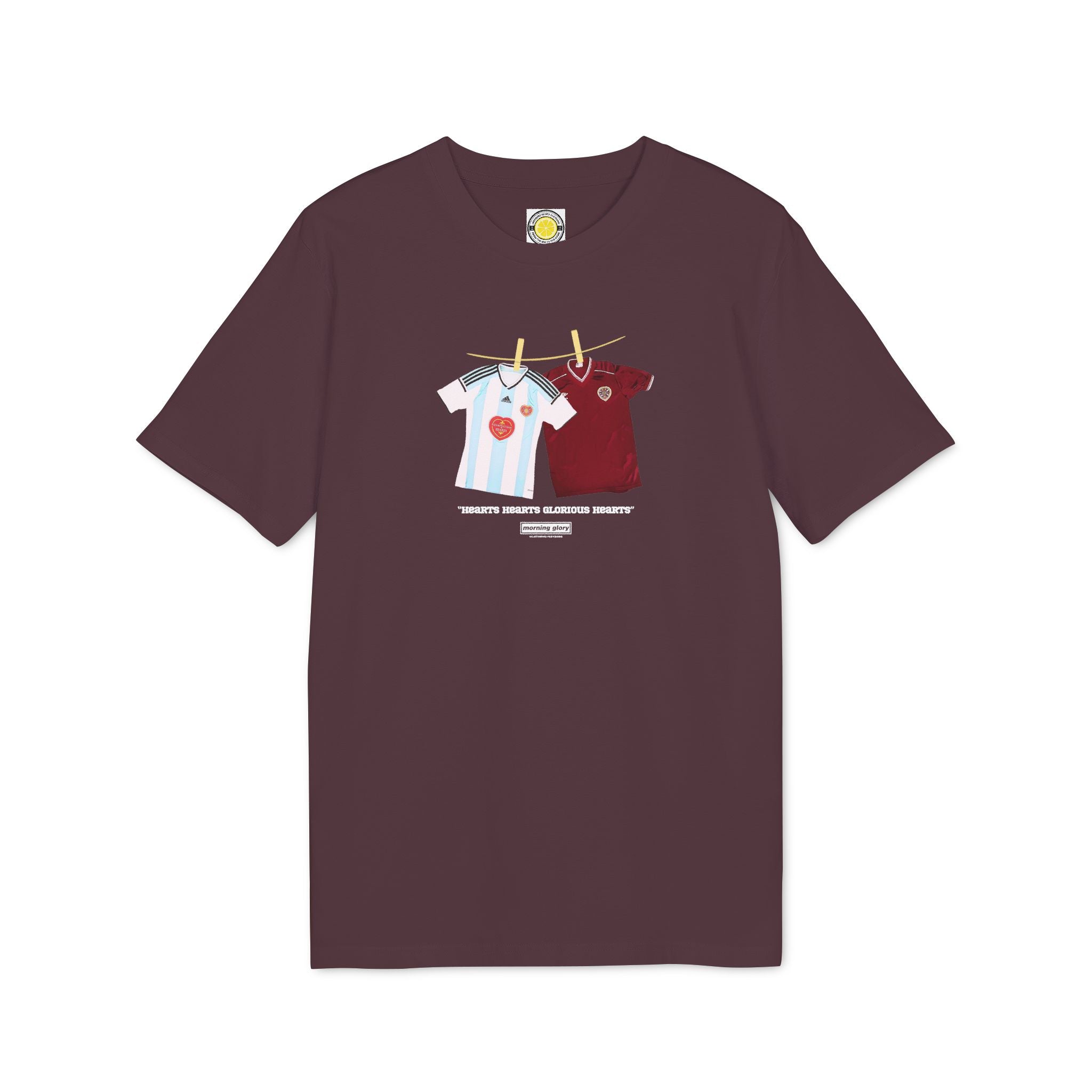 Retro Hearts Kits T-Shirt (Black, Navy, Light Blue, Maroon)