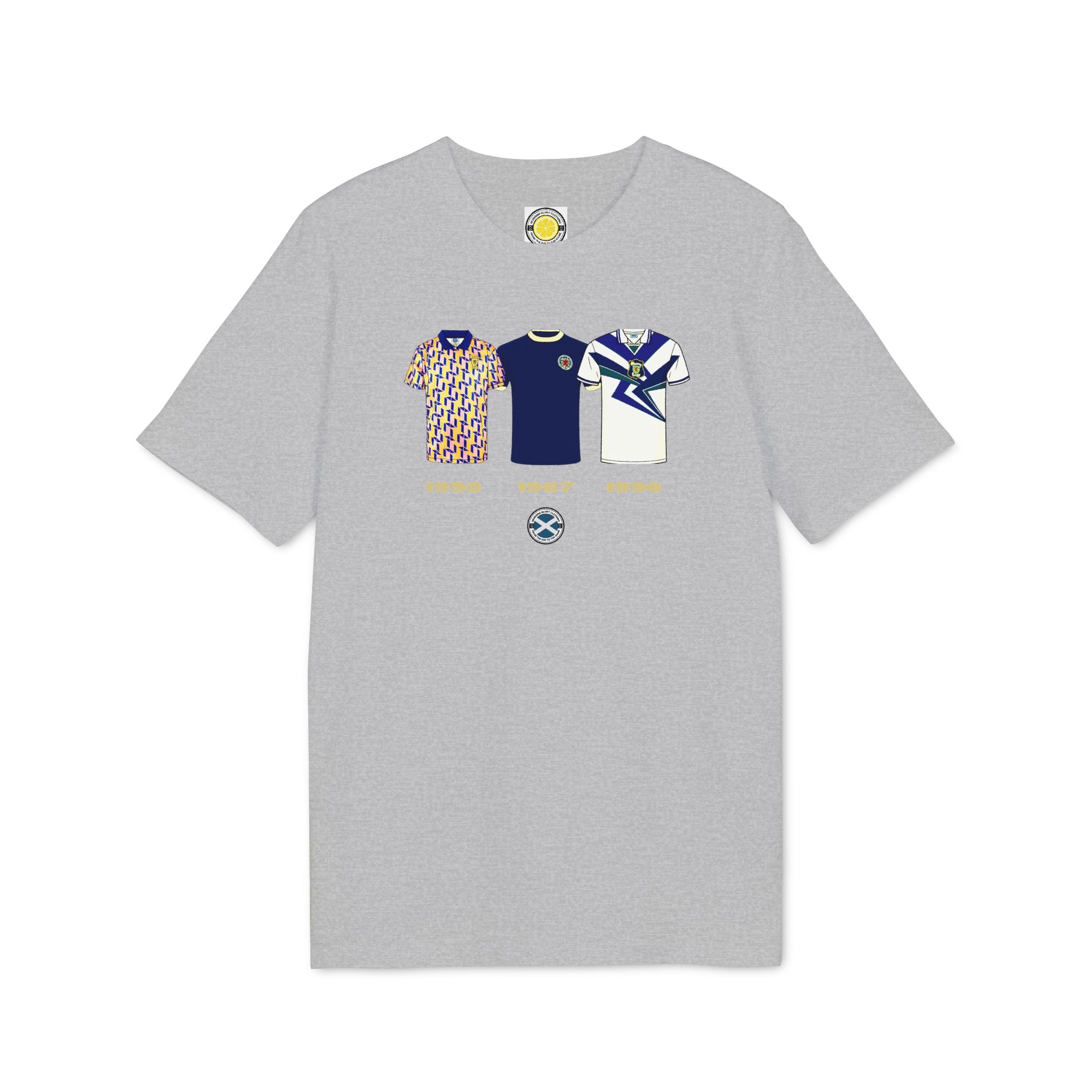 Retro Scotland Kits T-shirt (Navy, Grey, Light Blue, Pink, White)