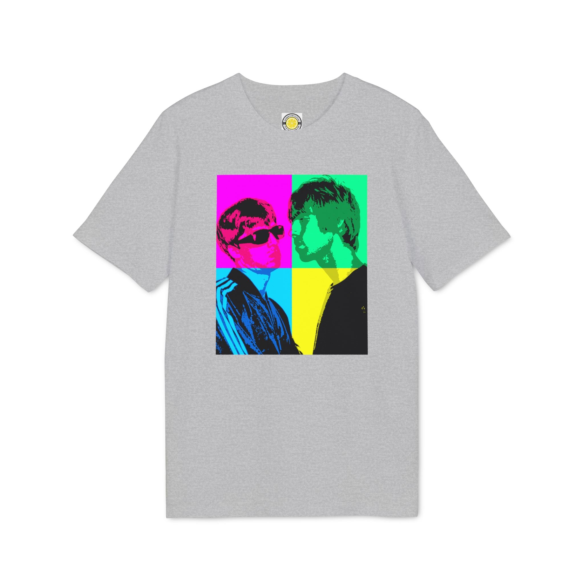Brothers in Colours T-Shirt (White, Grey)