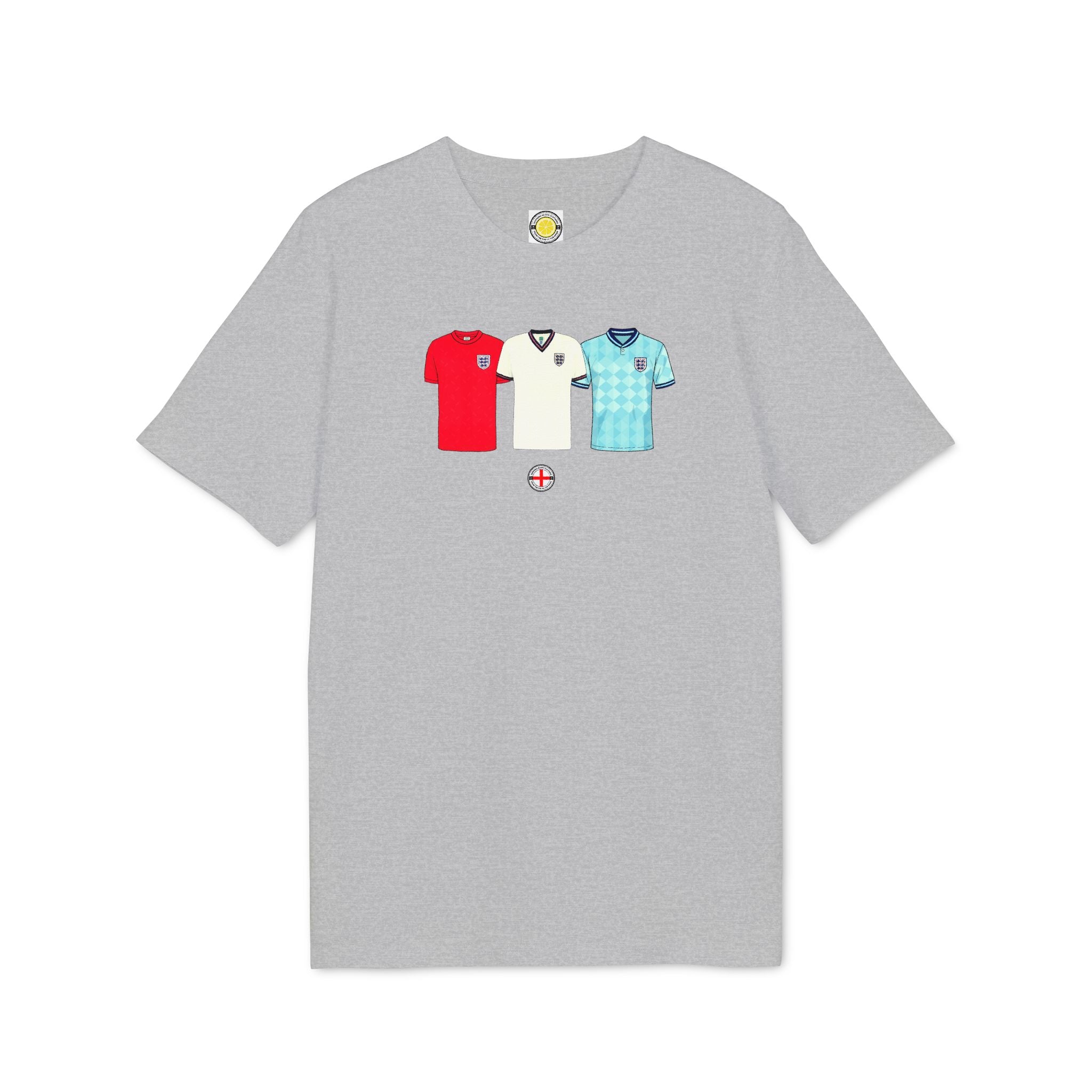 Retro England Kits T-shirt (Navy, Grey)