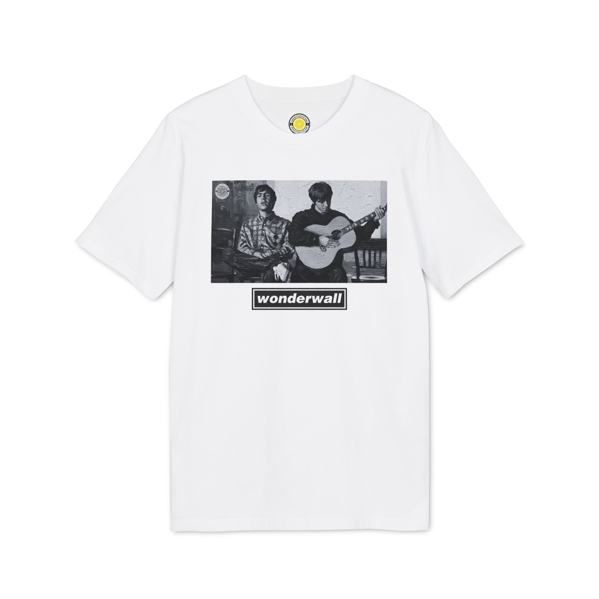 Wonderwall Painting T-shirt (Black, White)