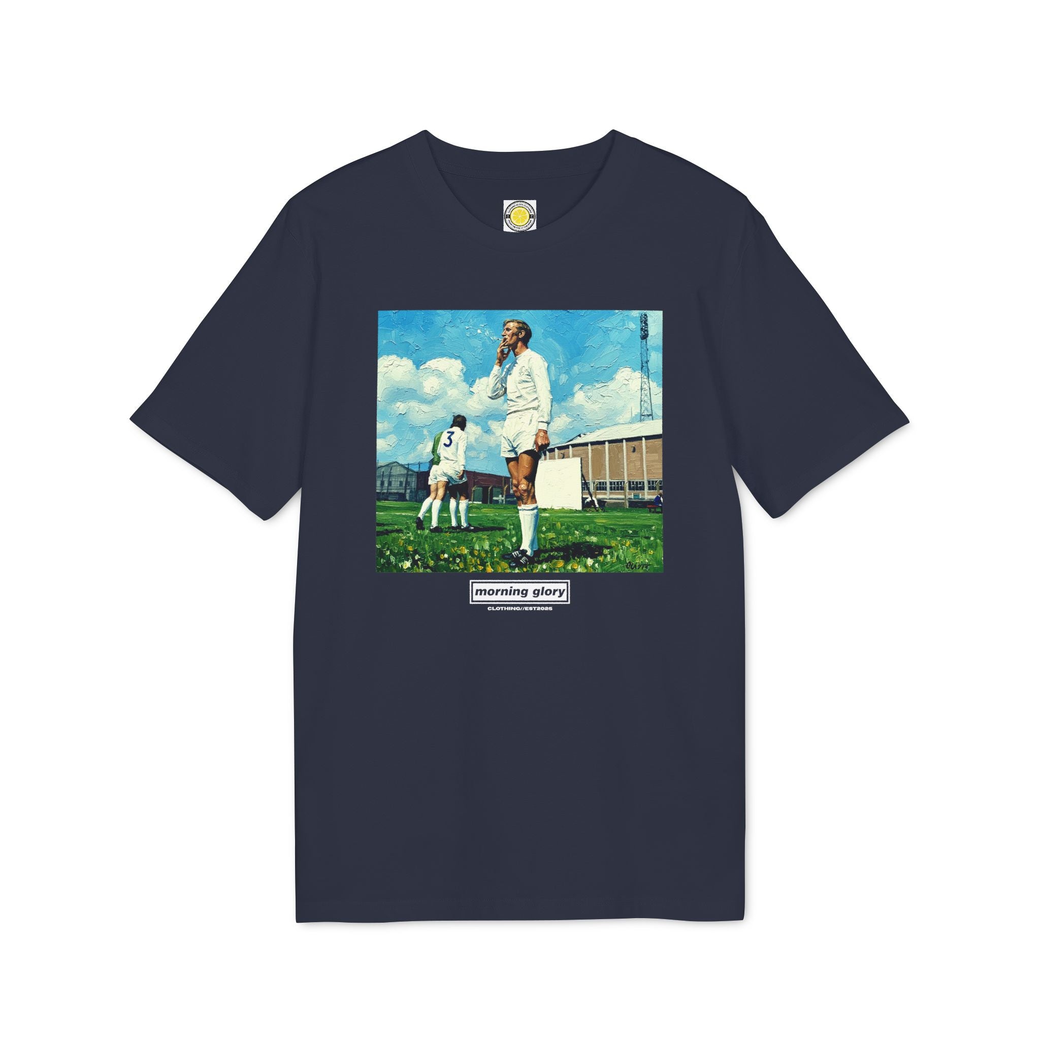 Charlton Oil Painting T-shirt (Black, Navy, Grey, Light Blue)