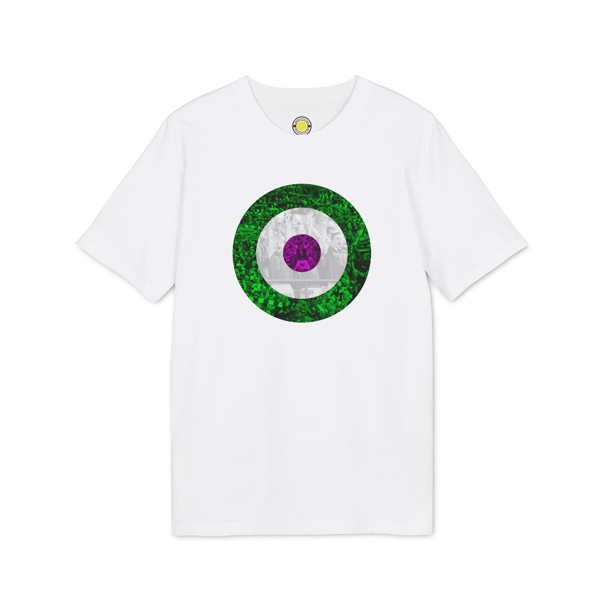 Hibs 2016 Target T-Shirt (White, Grey, Natural Raw, Green)