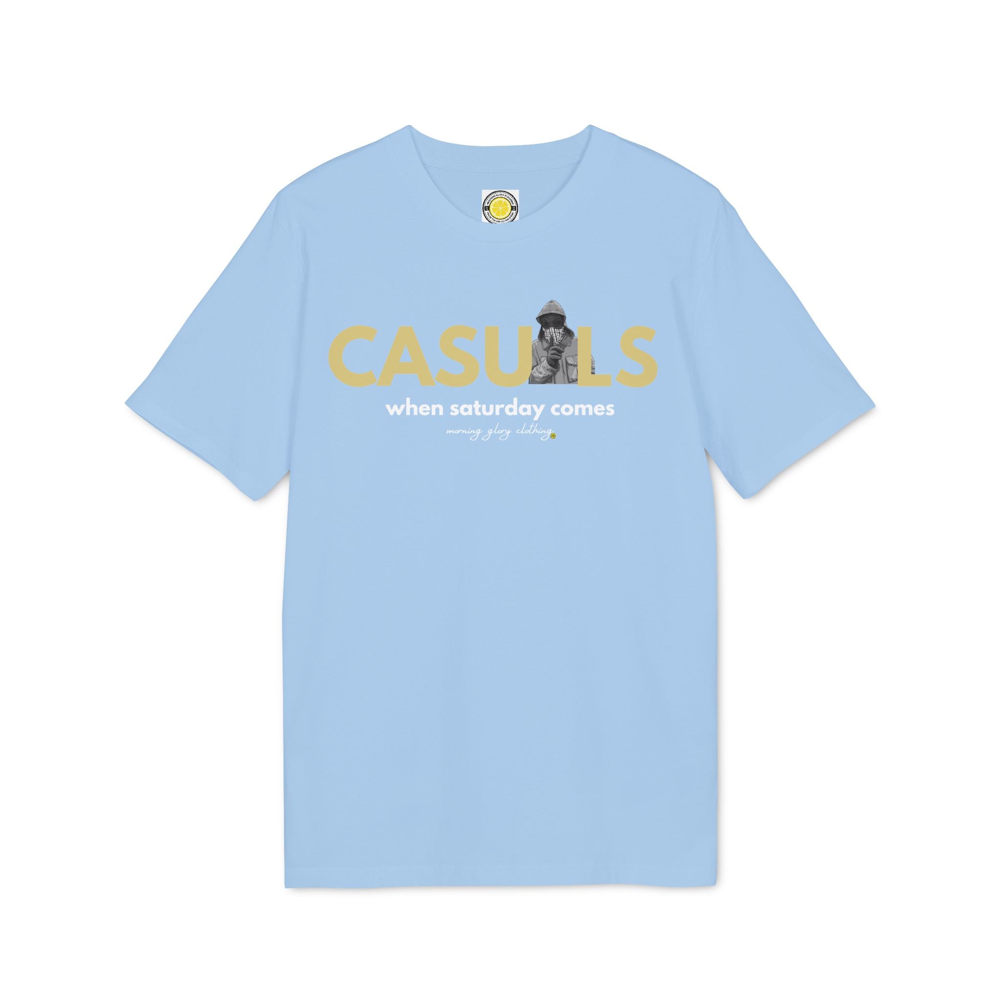The Saturday Casual T-shirt (Navy, Black, Green, Light Blue, Red, Blue)