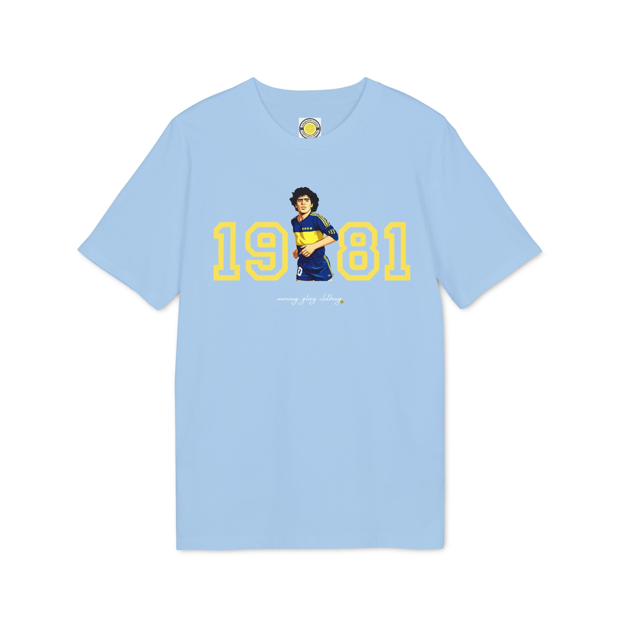 Diego Boca 81 T-Shirt (Navy, Light Blue)