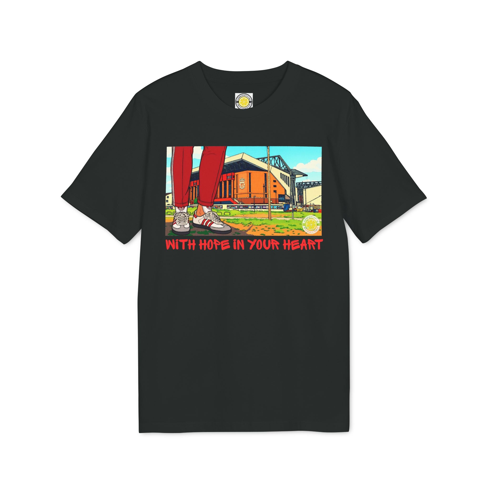Hope In Your Heart Liverpool T-shirt (White, Black, Grey, Green)