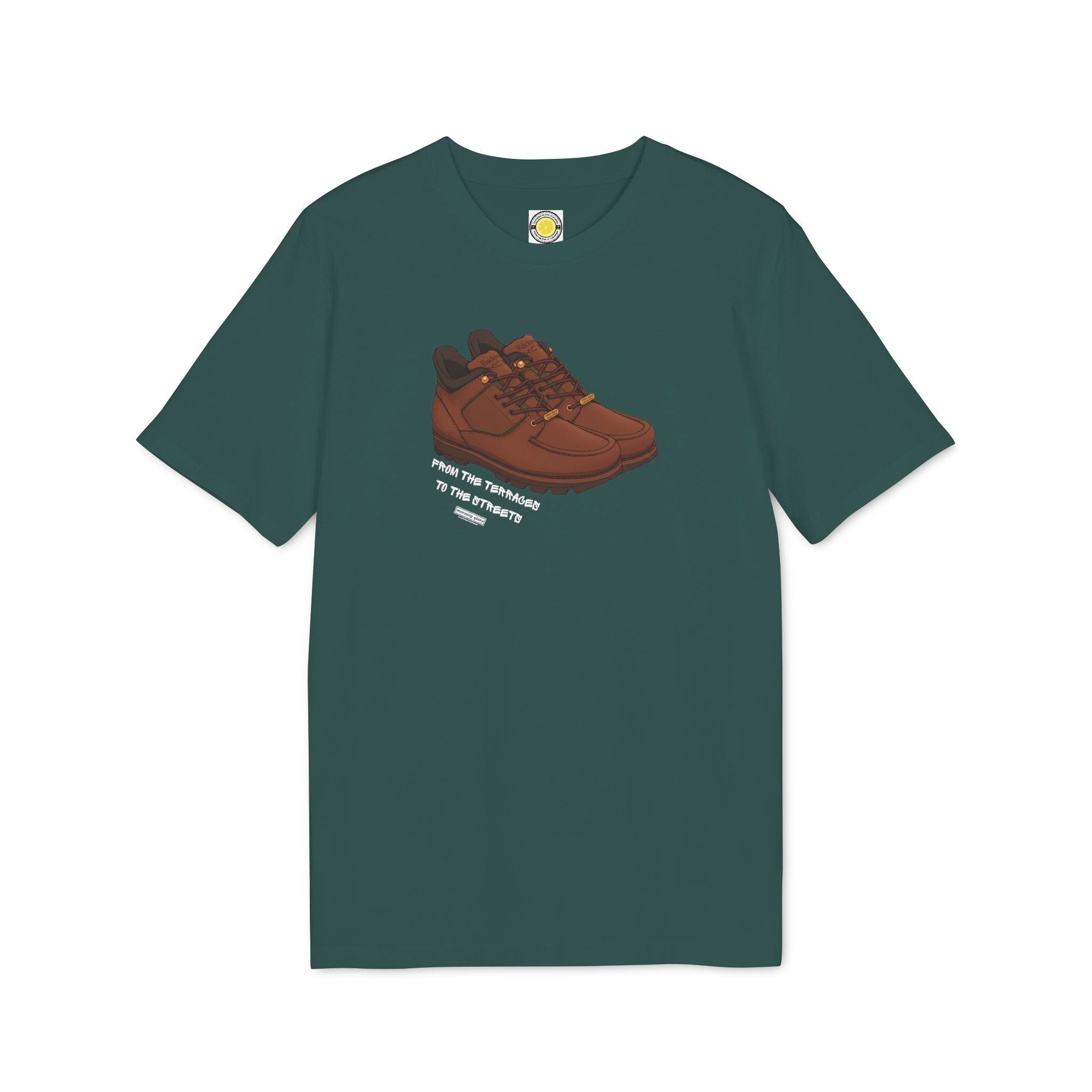 From The Terraces To The Streets T-shirt (Green, Black, Navy, White)