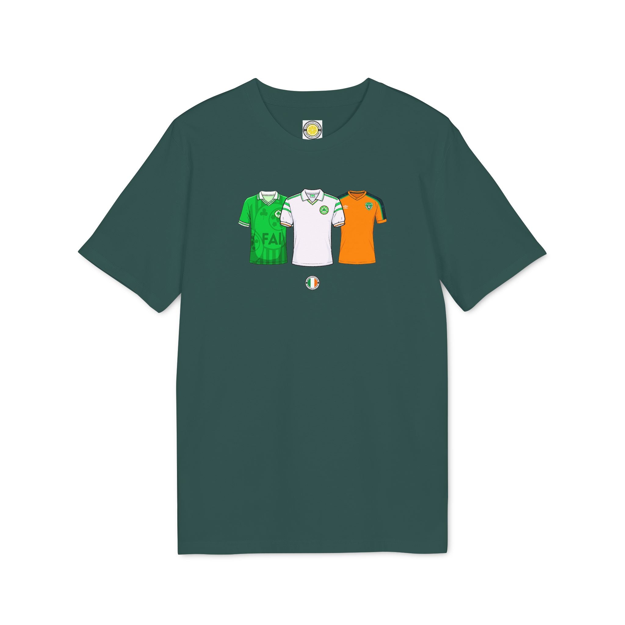 Retro Ireland Kits T-shirt (Black, Grey, Green)